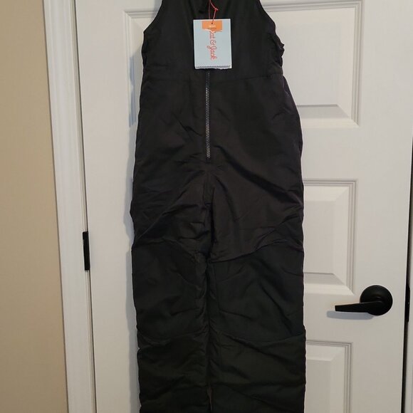 Boys or Girls Black Snow Bib Size M NWT Cat & Jack - Picture 3 of 6